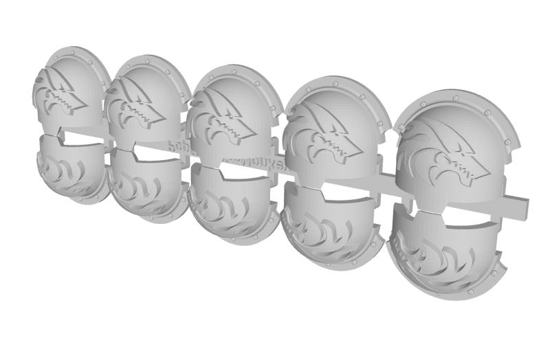 10x Flame Wolf (R)- T:10b Indomitus Prime Pads