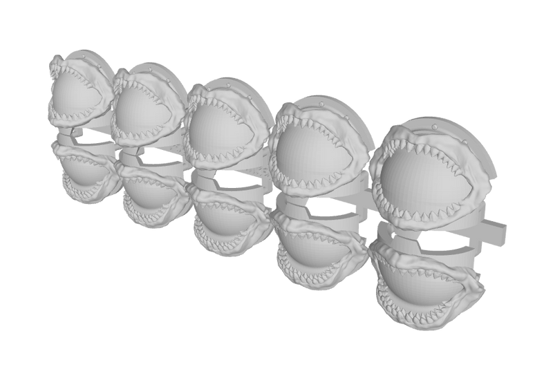 10x Great Shark Jaw - T:10b Indomitus Prime Pads