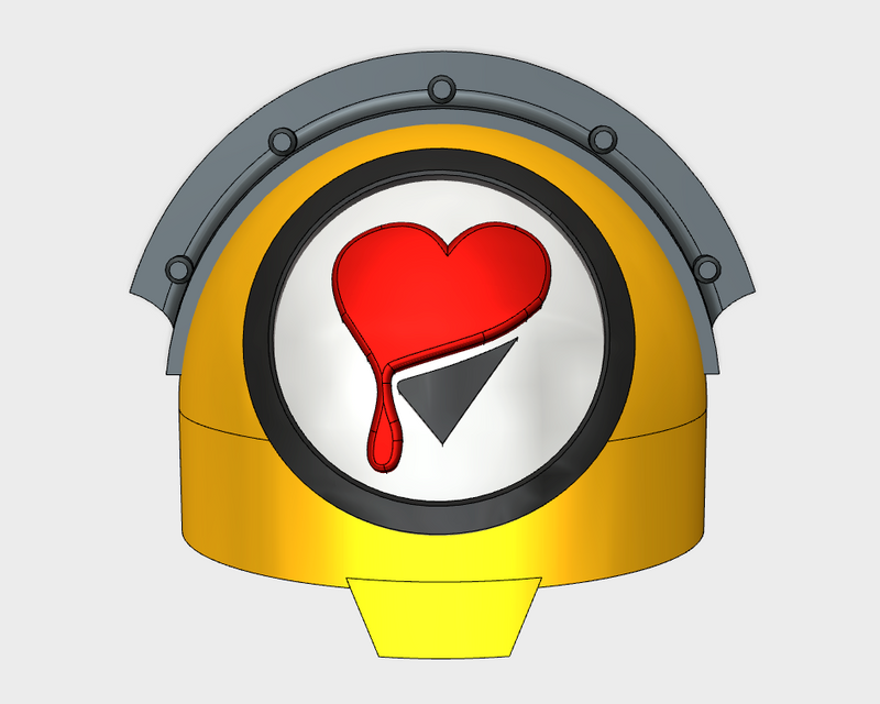 10x Lamented Heart - 10th Ed. Terminator Ridged Pads