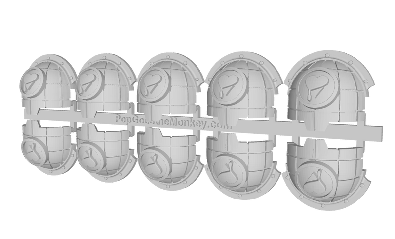 10x Lamented Heart 2 - 10th Ed. Terminator Ridged Pads