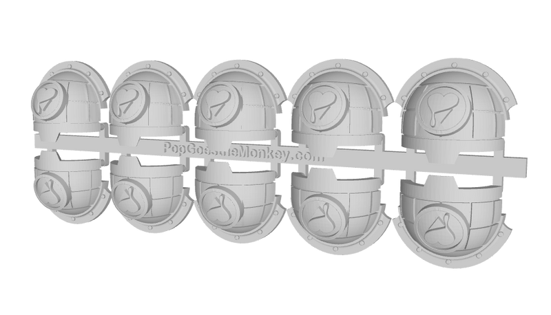 10x Lamented Heart 3 - 10th Ed. Terminator Ridged Pads