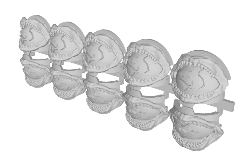 10x Mako Jaws - T:10b Indomitus Prime Pads