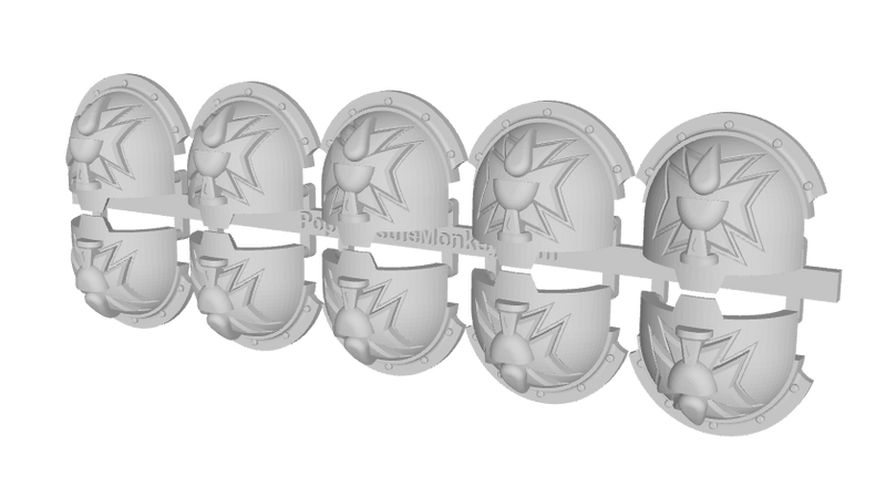 10x Blood Templars - T:10b Indomitus Prime Pad