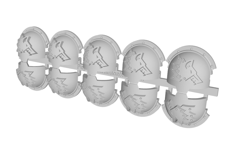 10x Iron Wolves (R)- T:10b Indomitus Prime Pads