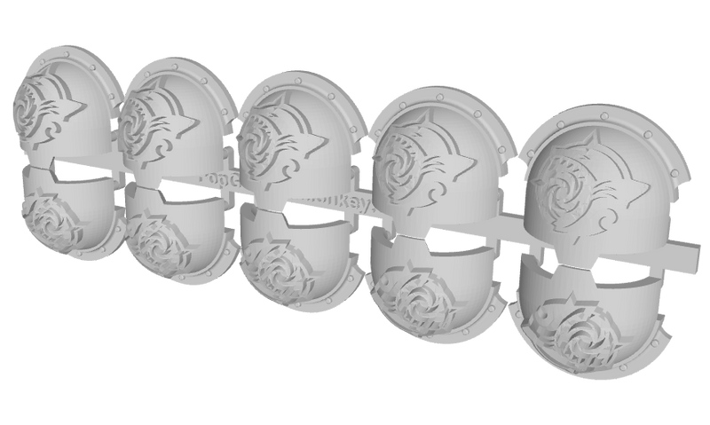 10x Leviathan Wardens - 10th Ed. Terminator Ridged Pads