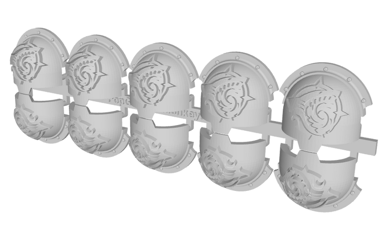 10x Leviathan Wardens (R) - 10th Ed. Terminator Ridged Pads