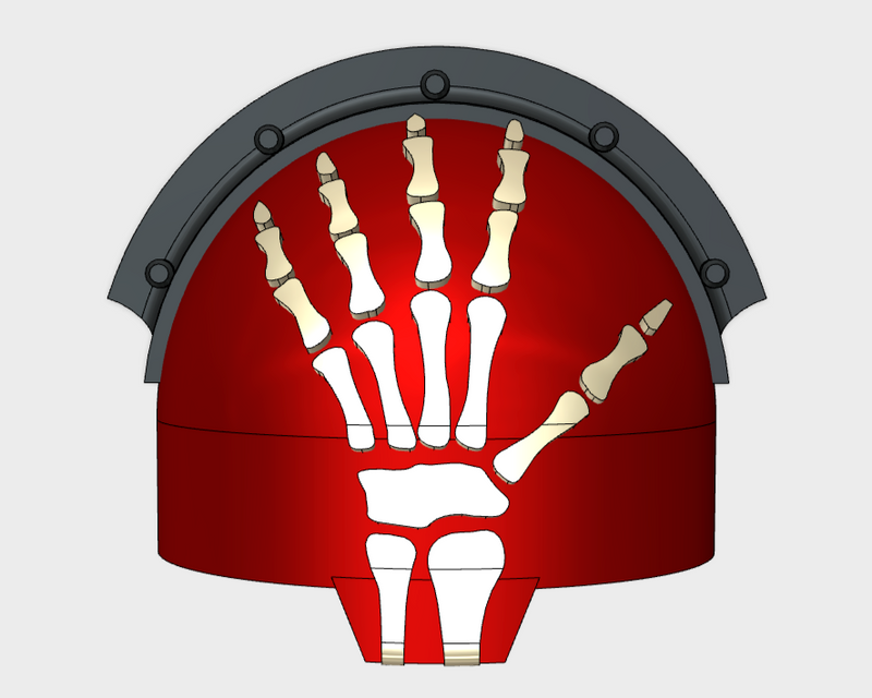 10x Skeletal Hand L - T:10b Indomitus Prime Pads