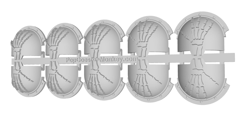10x Skeletal Hand R - T:10b Indomitus Prime Pads