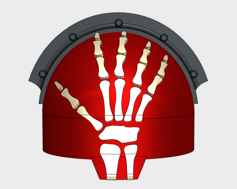 10x Skeletal Hand R - T:10b Indomitus Prime Pads