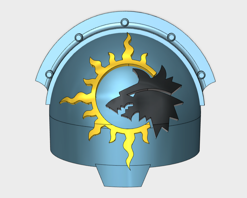 10x Sun Wolves - T:10b Indomitus Prime Pads