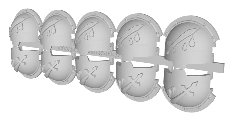 10x Weeping Swords (R) - 10th Ed. Terminator Ridged Pads