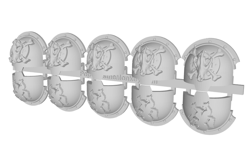 5x Wolf Rampant w/Crux - T:10b Indomitus Prime Pads