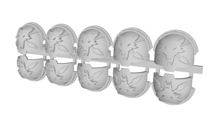 10x Skota Vlka - T:10d Indomitus Prime Pads
