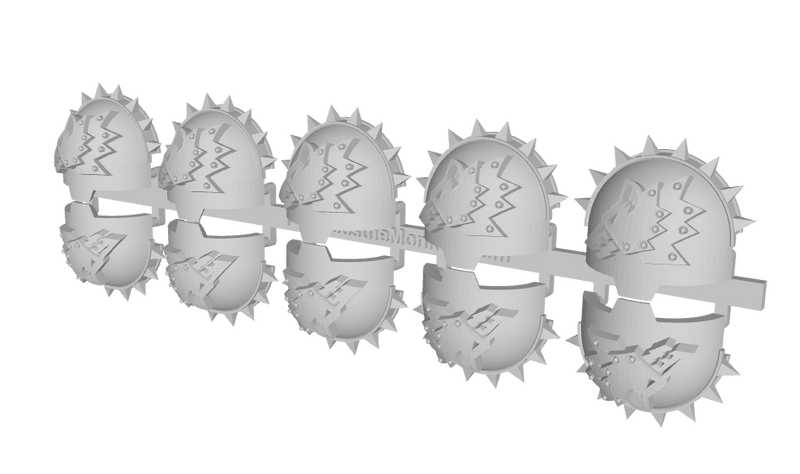 10x Iron Wolves - T:10k Indomitus Prime Pads