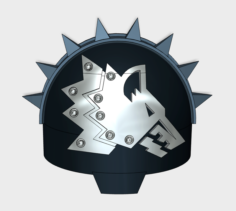 10x Iron Wolves (R)- T:10k Indomitus Prime Pads