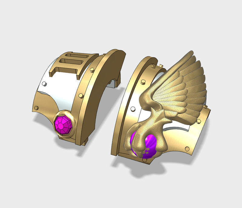 5x New Talon Wing - T:4a Chaos Terminator Pads