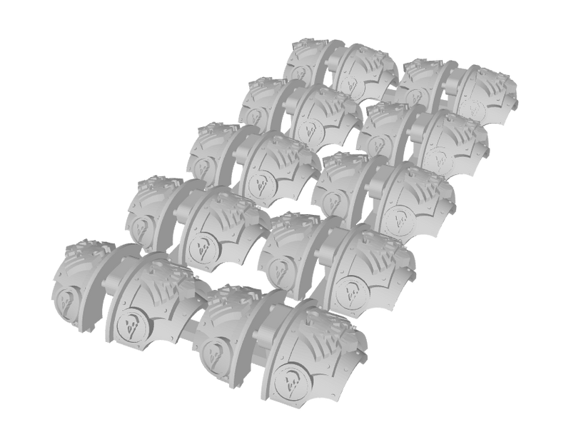 Raven XIX - T:2a Cataphractii Shoulder Sets