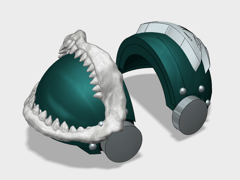 5x Markodon Jaws - T:3a Tartaros Shoulder Sets