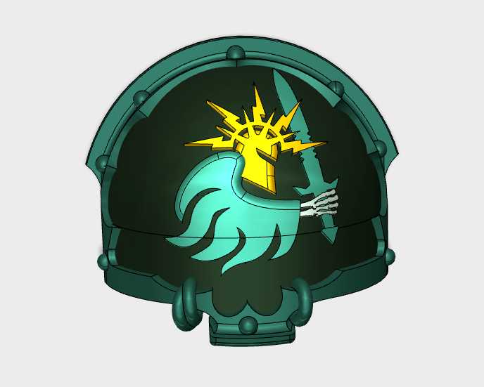 10x Wraith Lords - T:4a Chaos Right Termin. Pad