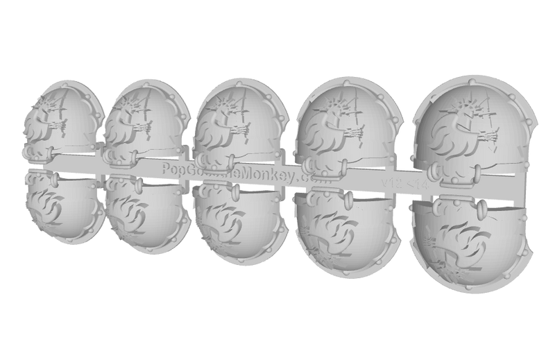 10x Wraith Lords - T:4a Chaos Right Termin. Pad