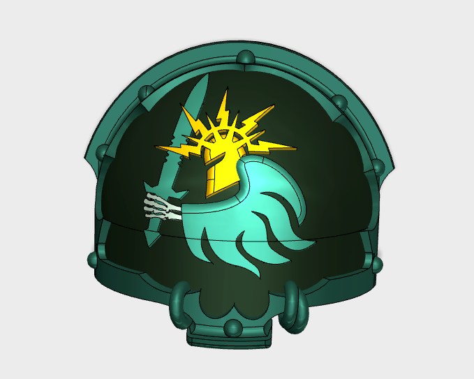 10x Wraith Lords - T:4a Chaos Terminator Pads