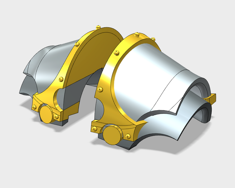 5x Blank - T:6a Aten'Ra Shoulder Sets