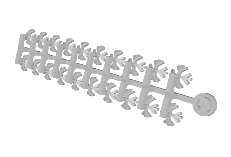 20x Brand Sabrewulf - Tiny Convex Insignias (3mm)