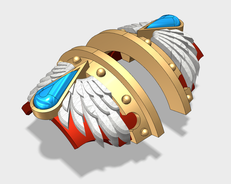 6x Angel Tears - 3rd Ed. Cataphractii Shoulder Sets