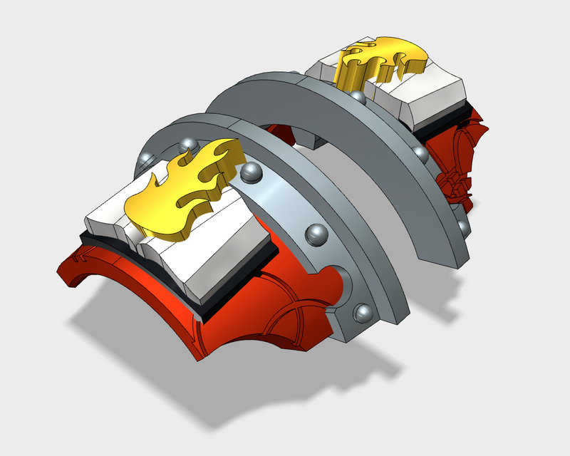 6x Divine Word - 3rd Ed. Cataphractii Shoulder Sets