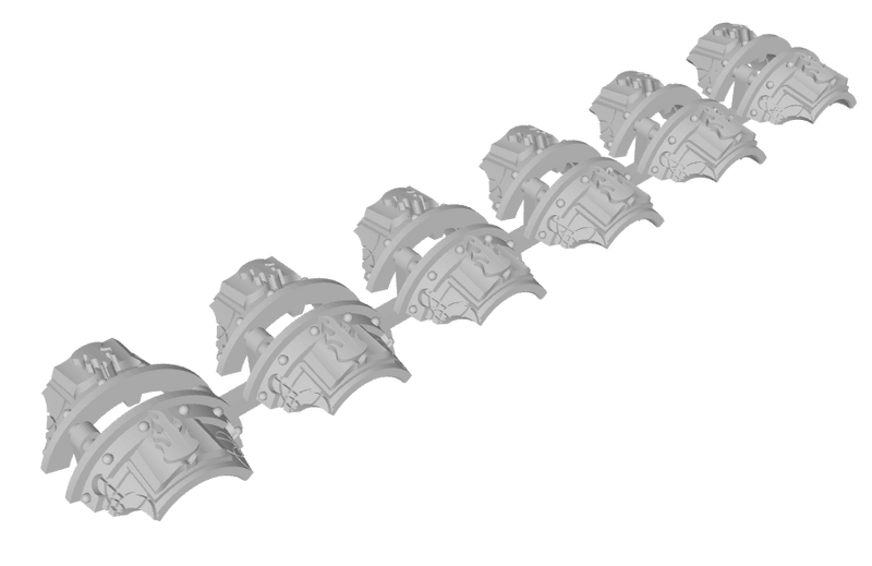 6x Divine Word - 3rd Ed. Cataphractii Shoulder Sets