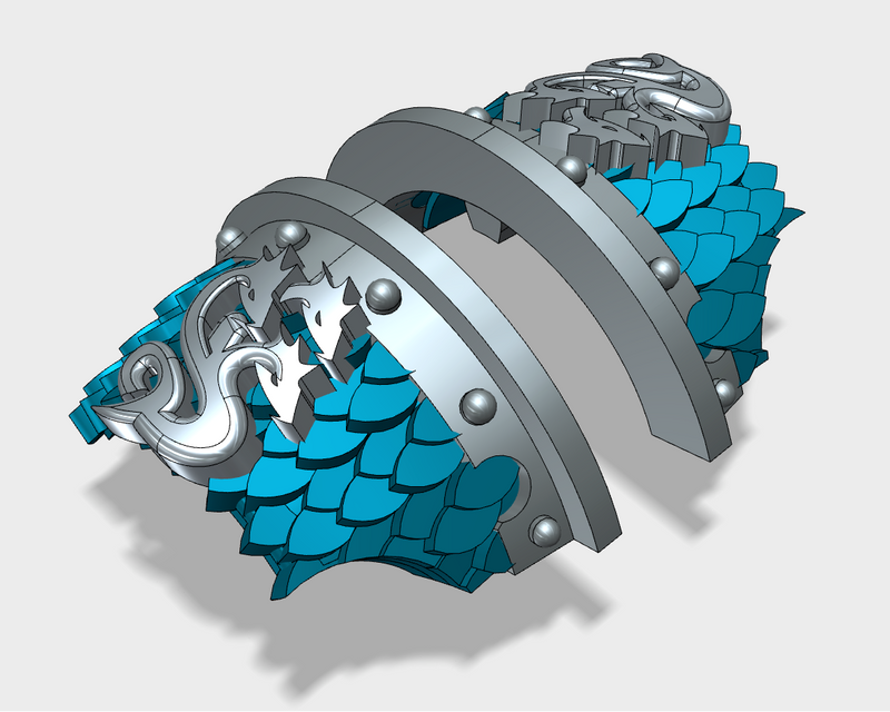 6x Hydra Legion - 3rd Ed. Cataphractii Voidscale Shoulders