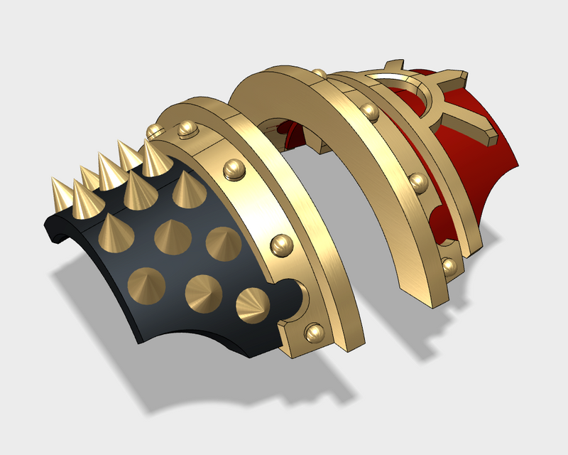 6x Justaerin Eye - 3rd Ed. Cataphractii Spiked-side Set