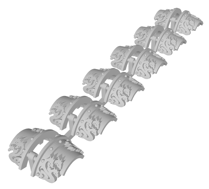 6x Lernaean Hydra - 3rd Ed. Cataphractii Shoulder Sets
