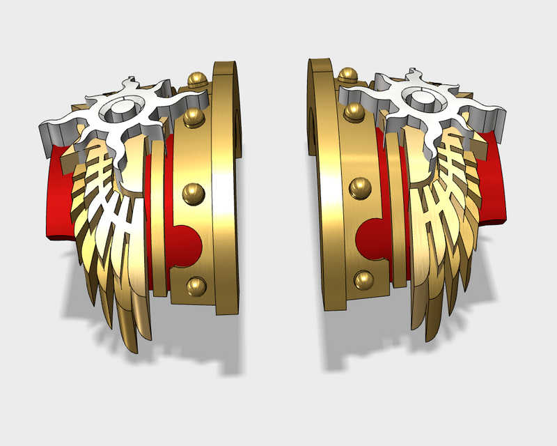 6x Sorcerer Sun - 3rd Ed. Cataphractii Shoulder Sets