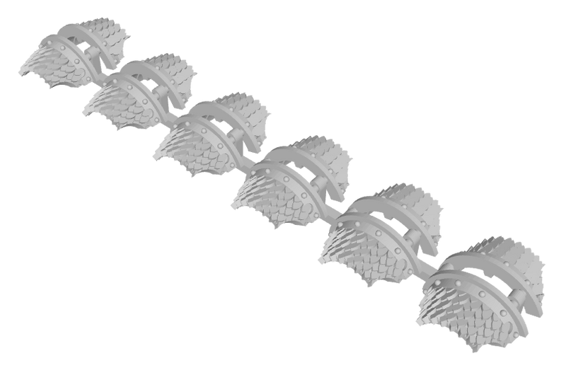 6x Voidscale - 3rd Ed. Cataphractii Shoulder Sets