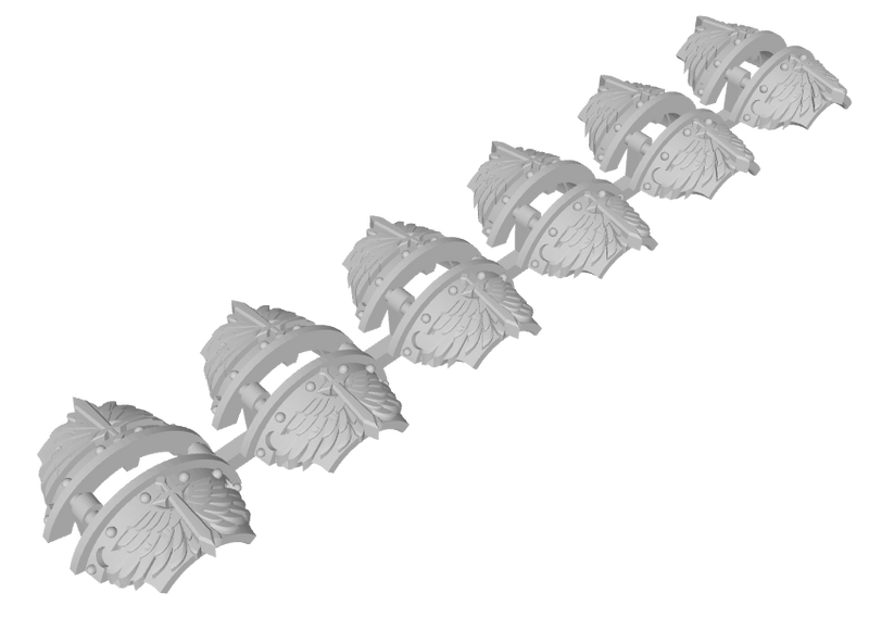 6x Winged Sword - 3rd Ed. Cataphractii Shoulder Sets