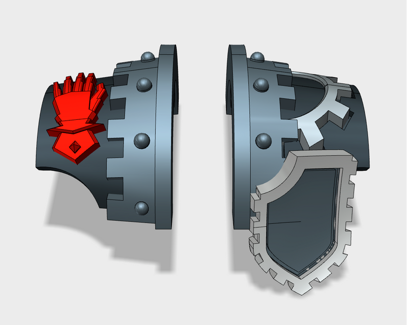 6x Mech Hands - 3rd Ed. Cataphractii w/Tilt Shield Sets