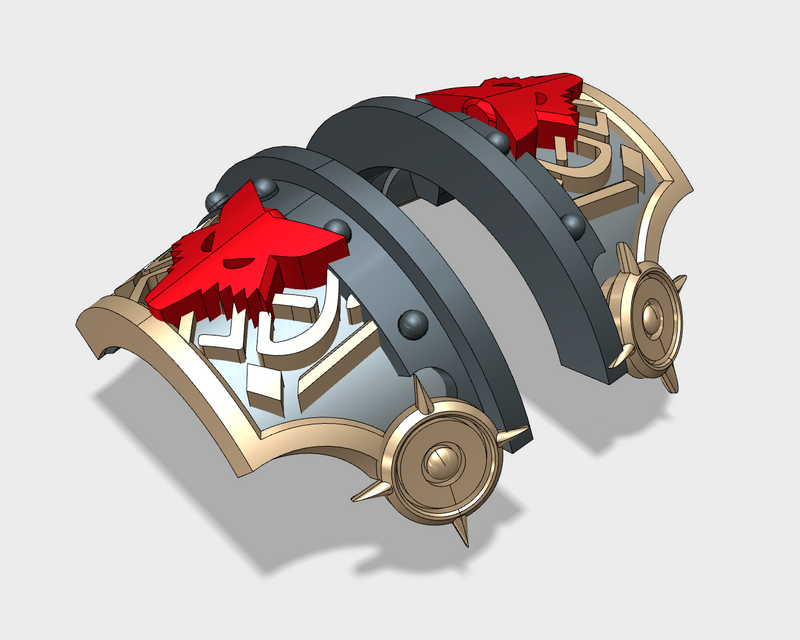 6x Norse Wolf - 3rd Ed. Cataphractii Warden Shoulders