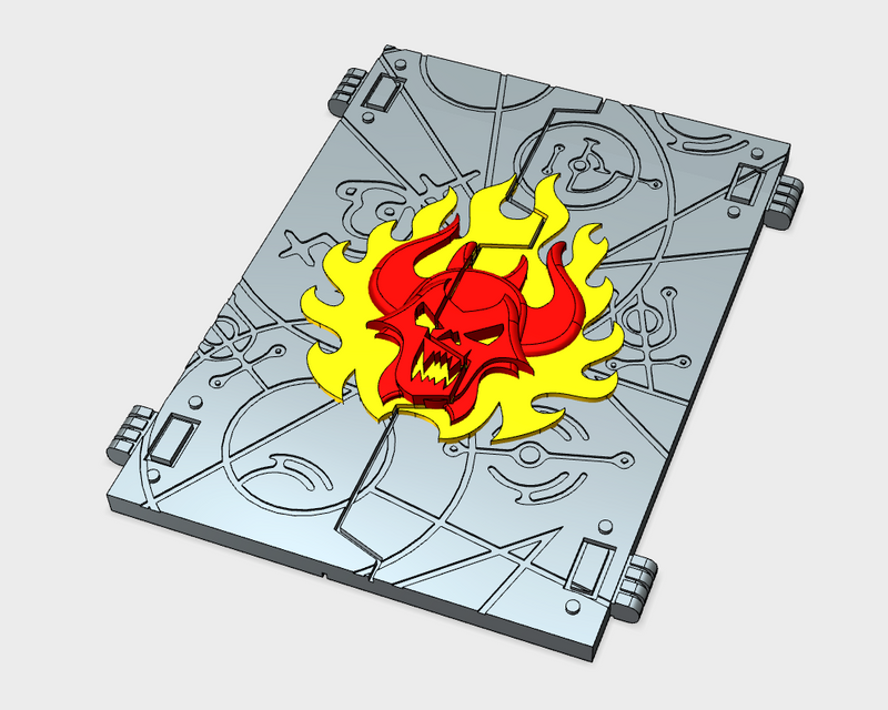 Burning Demon : Top-Hatch Doors