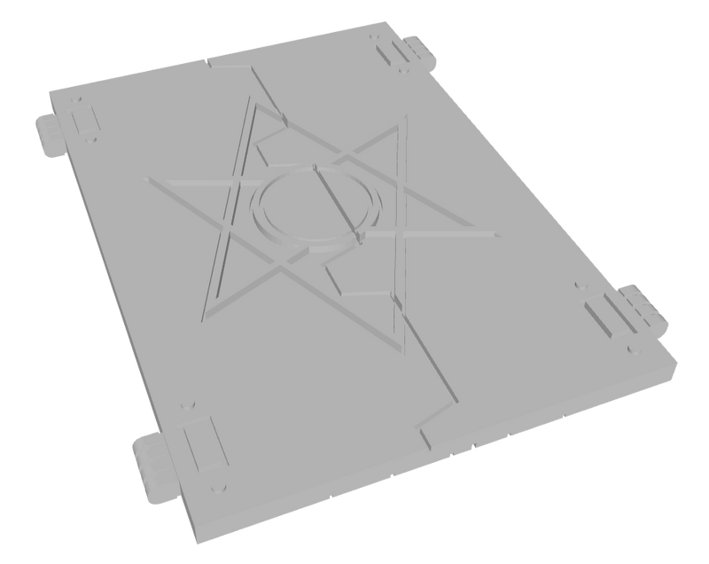 Knight Star & Checkerboard : Top-Hatch Doors