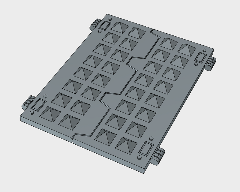Pyramid Spikes : Top-Hatch Doors