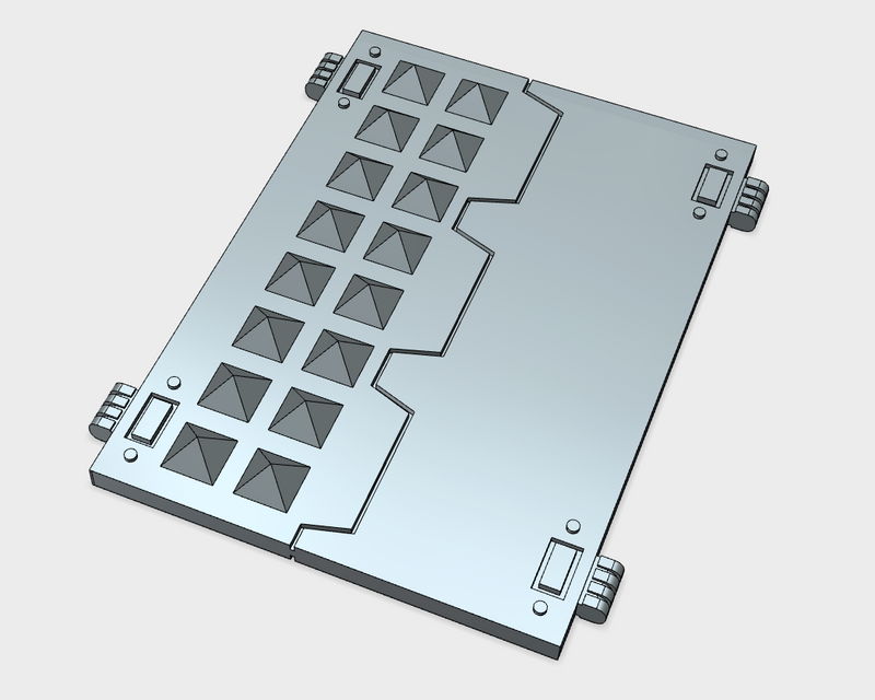 Pyramid Spikes : Top-Hatch Doors
