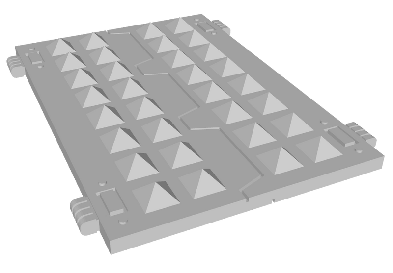 Pyramid Spikes : Top-Hatch Doors