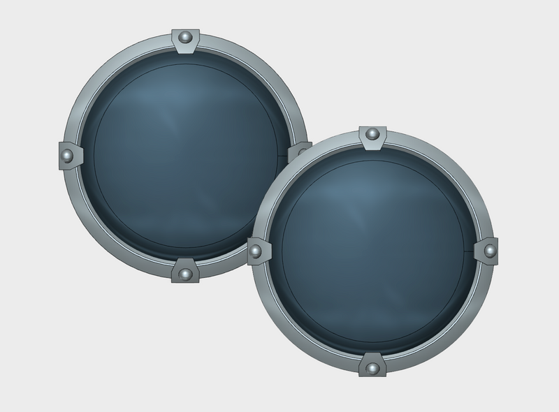 Blank - Round Terminator Shields