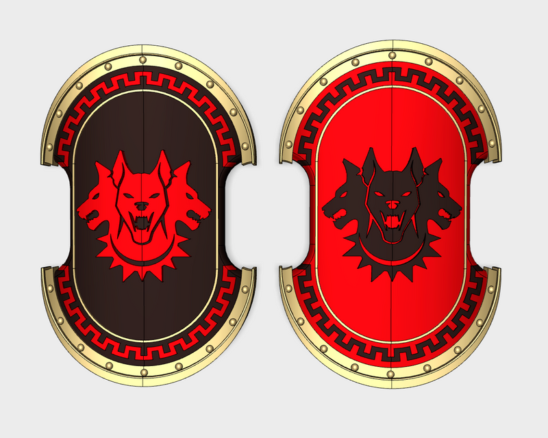 Hounds of Tartarus - Trojan Power Shields (L&R)