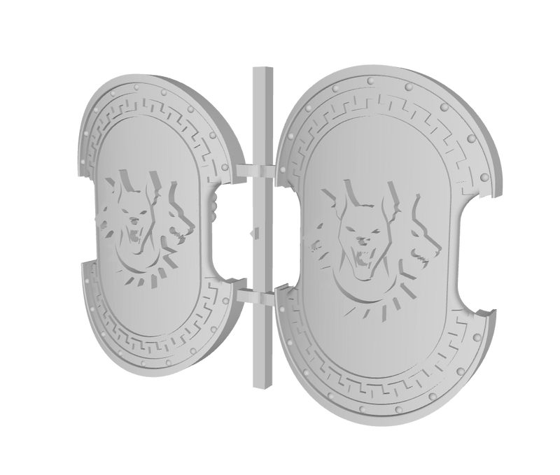 Hounds of Tartarus - Trojan Power Shields (L&R)