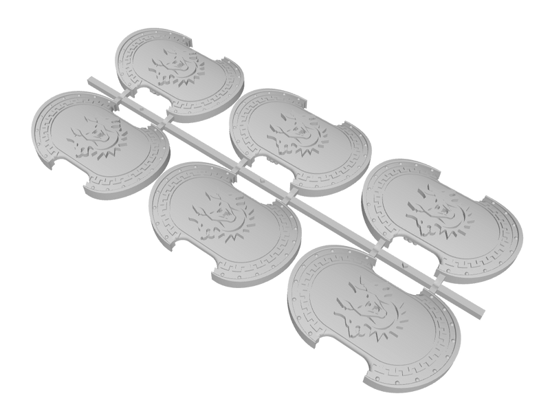 Hounds of Tartarus - Trojan Power Shields (L&R)