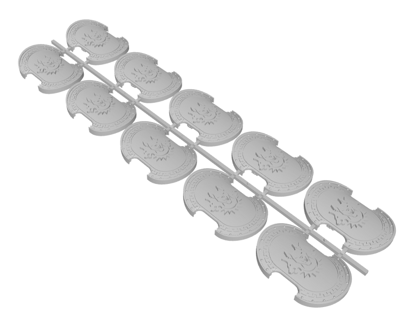 Hounds of Tartarus - Trojan Power Shields (L&R)