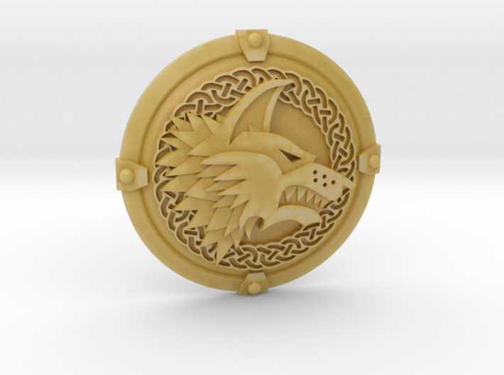 Shaggy Wolf - Round Terminator Shields