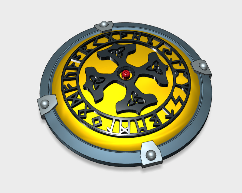 Hammer Runes - Round Terminator Shields